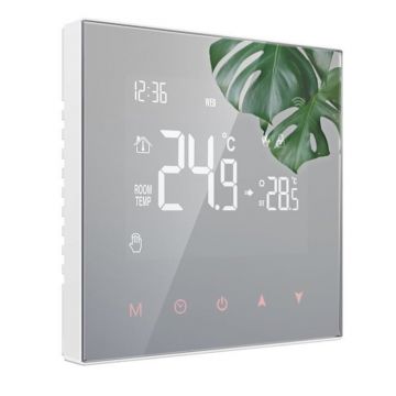 Termostat inteligent, Wi-Fi, TUYA, Smart Life,  Compatibil cu Alexa, Google Home, Avatto, WT100-BH-3A Termostat inteligent, Wi-Fi, TUYA, Smart Life,  Compatibil cu Alexa, Google Home, Avatto, WT100-BH-3A