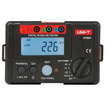 Tester pentru intrerupatoare automate RCD UNI-T UT582+ Tester pentru intrerupatoare automate RCD UNI-T UT582+
