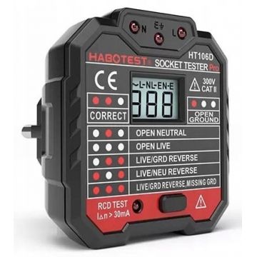 Tester pentru priza cu display digital Habotest HT106D