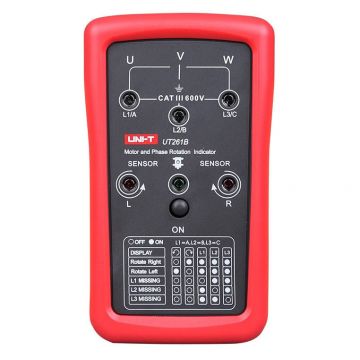 Tester succesiune faze si sens rotatie motor UNI-T UT261B Tester succesiune faze si sens rotatie motor UNI-T UT261B