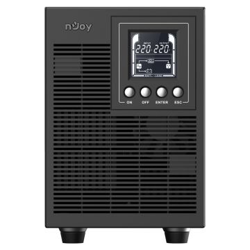 UPS nJoy Echo PRO 2000 VA, Sinusoida PURA, UPOL-OL200EP-CG01B, 1600W, 4x Schuko, Dubla conversie, compatibil cu generator UPS nJoy Echo PRO 2000 VA, Sinusoida PURA, UPOL-OL200EP-CG01B, 1600W, 4x Schuko, Dubla conversie, compatibil cu generator
