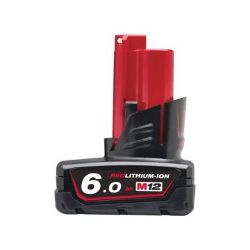 Acumulator Milwaukee M12 6.0 Ah, 12V, Tehnologie REDLITHIUM, Compatibilitate Sistem M12, 4932451395 Acumulator Milwaukee M12 6.0 Ah, 12V, Tehnologie REDLITHIUM, Compatibilitate Sistem M12, 4932451395