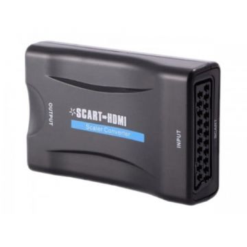 Adaptor SCART la HDMI, 1 metru, cu adaptor USB 5V, ACT-SCARTHDMI