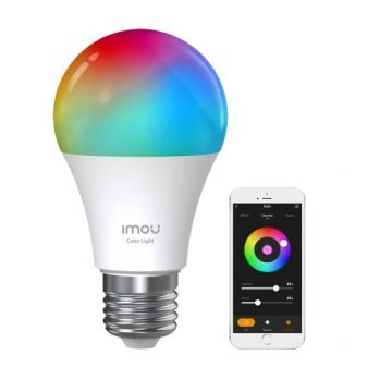 Bec inteligent Imou B5, 16 milioane de culori, 2.4G Wi-Fi, Control din aplicatie, Compatibilitate cu Alexa, Google Assistant, CL1B-5-E27
