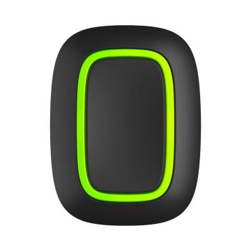 Buton de panica compatibil cu alarmele Ajax wireless, 868 Mhz 1.3km, IP55, negru, AJAX BUTON BL