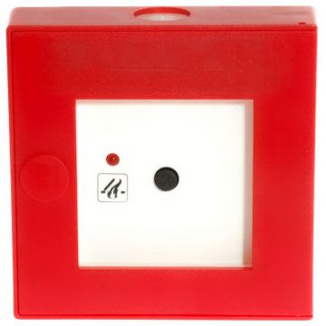 Buton de urgenta si reset pentru sisteme de desfumare, 24V, indicator LED, carcasa IP42, 6-37311-00-0-9
