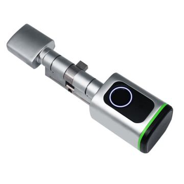 Butuc smart, functioneaza cu amprenta si card Mifare, compatibil cu aplicatia Tuya, 60mm, SECUKEY D1-60MM Butuc smart, functioneaza cu amprenta si card Mifare, compatibil cu aplicatia Tuya, 60mm, SECUKEY D1-60MM