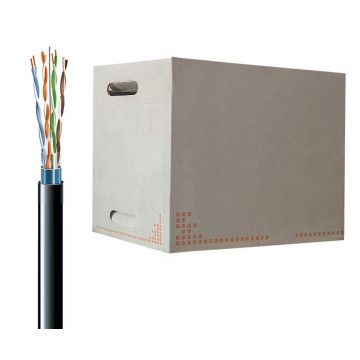 Cablu FTP CAT5E, din cupru, 4x2x24AWG, rola 305m, Safer ADM-FTP5E-4X2X24-305MPE