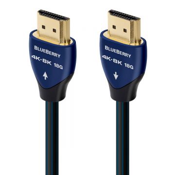 Cablu HDMI 4K-8K, lungime 1.5m, 18Gbps, UHD, HDR, eARC, Audioquest AUDHC-AQ-HDM18BLUE150