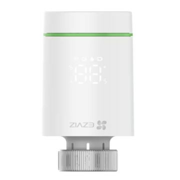 Cap termostatic inteligent Ezviz CS-T55, Zigbee, 2.4GHz, 2x baterii AA Cap termostatic inteligent Ezviz CS-T55, Zigbee, 2.4GHz, 2x baterii AA