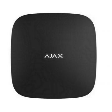 Centrala de alarma wireless, 100 dispozitive, 2 km, 4G, suport verificare foto, neagra, AJAX HUB2 4G BL