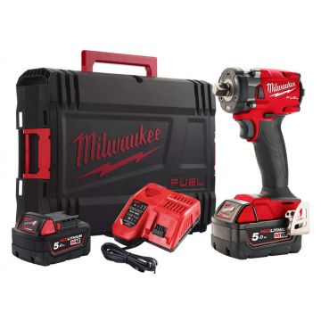 Cheie de Impact 1/2 inch Milwaukee cu acumulator M18, model M18 FIW2P12-502X, 18 V, 339 Nm, 2400 rpm, 3500 IPM, 4933478447 Cheie de Impact 1/2 inch Milwaukee cu acumulator M18, model M18 FIW2P12-502X, 18 V, 339 Nm, 2400 rpm, 3500 IPM, 4933478447