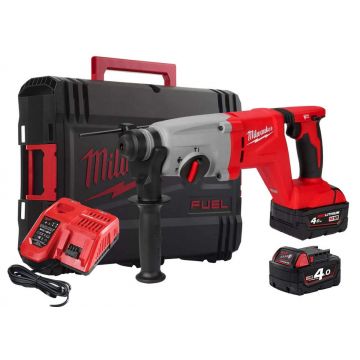 Ciocan rotopercutor Milwaukee M18 BLHACD26-402X, SDS-plus, cu acumulator, fara perii, 18V, 26mm, 2.6J, 1270 rpm, 4600 bpm, 4933492480