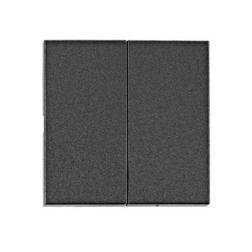 Clapeta dubla, tip cubic, montare prin pini, IP20, material ABS, antracit, 50x50x20, Schrack EV112302