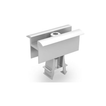 Clema de mijloc, functie clic, pentru cadru de 30-42mm, K2 2003071, aluminiu si otel inoxidabil