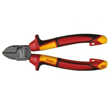 Cleste Milwaukee VDE cu tais lateral, 145 mm, rezistent la coroziune, certificat EN/IEC 60900, manere ergonomice, 4932464566