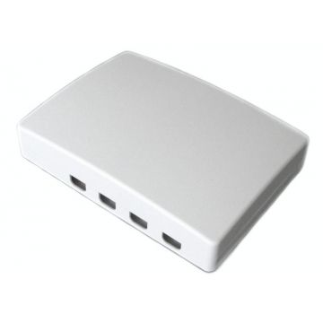 Cutie jonctiune FTTH pentru fibra optica, carcasa PC si ABS, Braun Group FTB-104BE