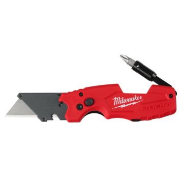 Cutit utilitar 6 in 1 Milwaukee, Cutter FASTBACK, suport de biti, sistem dezizolare cabluri, 4932478559