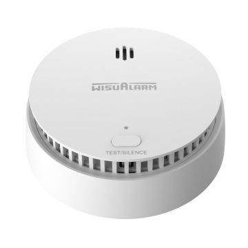 Detector de fum wireless WisuAlarm Dahua HY-SA30A-R8, alarma 85dB, indicator LED, sistem MESH, baterie 3V CR123A, HY-SA30A-R8 Detector de fum wireless WisuAlarm Dahua HY-SA30A-R8, alarma 85dB, indicator LED, sistem MESH, baterie 3V CR123A, HY-SA30A-R8