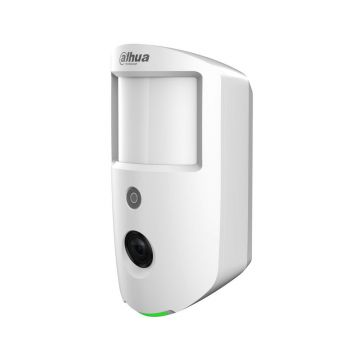 Detector de miscare PIR cu camera, wireless, 868 MHz, imunitate animale, alb, Dahua, ARD1731-W2(868)