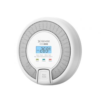 Detector standalone de monoxid de cardon X-Sense CO03D, cu afisaj alfanumeric, cu alarma, 3x baterii AA de 1.5V Detector standalone de monoxid de cardon X-Sense CO03D, cu afisaj alfanumeric, cu alarma, 3x baterii AA de 1.5V