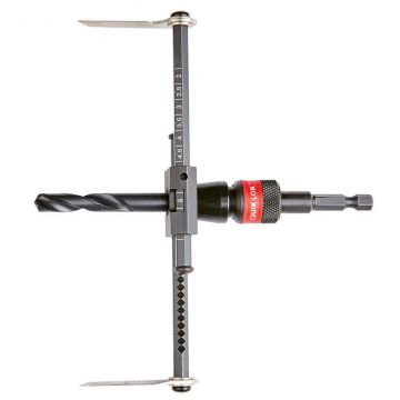 Dispozitiv ajustabil de gaurit gips-carton Milwaukee, diametru ajustabil 51-178 mm, dispozitiv retinere praf, 49560260