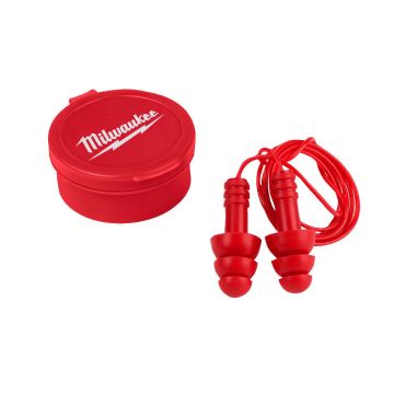 Dopuri de urechi antifonice Milwaukee, protectie pana la 31dB, varfuri din silicon, snur pentru gat, 4932471904