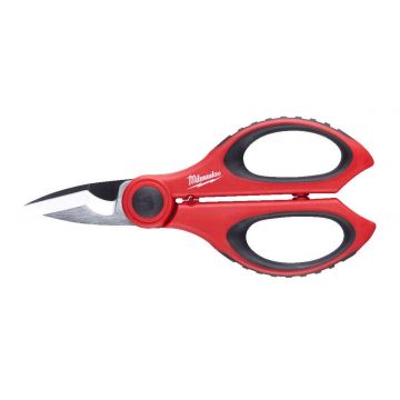 Foarfeca Milwaukee pentru electricieni, surub de strangere reglabil, canelura rotunjita pentru dezizolat, punct sertizare cablu, 4932478620 Foarfeca Milwaukee pentru electricieni, surub de strangere reglabil, canelura rotunjita pentru dezizolat, punct sertizare cablu, 4932478620