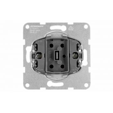 Insert cap scara pentru intrerupator Schrack EV100111, cleme cu element elastic, 230V, 10A, IP20