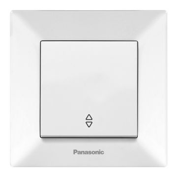 Intrerupator cap scara, 250V, alb, montaj incastrat, IP20, Panasonic P-ASC Intrerupator cap scara, 250V, alb, montaj incastrat, IP20, Panasonic P-ASC