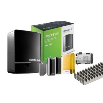 Kit de automatizare pentru poarta culisanta Comunello Fort 600, Motor 24V, cu 4 cremaliere, GKFT060ELB000A+4CM