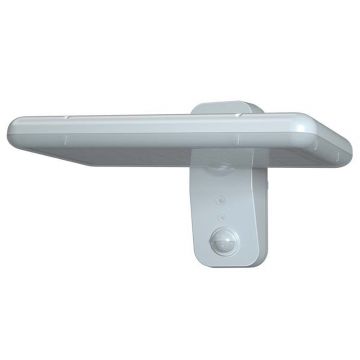 Lampa solara pentru exterior cu senzor PIR, 15W, 4000K-6000K, 2000lm, baterie de 6000mAh, IP65, V-Tac SKU-10316