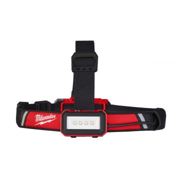 Lanterna LED pentru cap Milwaukee, model L4 HLRP-301, 600 lumeni, incarcare prin cablu USB, IP54, prinderi pentru casca de protectie, 4933479767 Lanterna LED pentru cap Milwaukee, model L4 HLRP-301, 600 lumeni, incarcare prin cablu USB, IP54, prinderi pentru casca de protectie, 4933479767