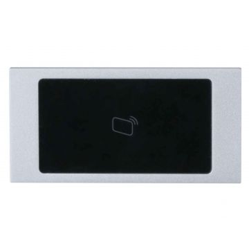 Modul videointerfon Dahua VTO4202F-MR1, control acces, 125kHz, aluminiu, argintiu