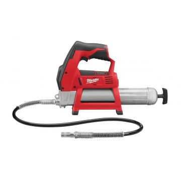 Pistol de gresat Milwaukee, M12, motor 12V, presiune 562bari, monitorizare nivel energie, furtun flexibil, 4933440435