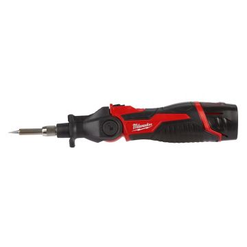 Pistol de lipit subcompact Milwaukee M12 SI-201C, 90W, 400 grade, incalzire in 20 secunde, cu acumulator M12, 4933459761 Pistol de lipit subcompact Milwaukee M12 SI-201C, 90W, 400 grade, incalzire in 20 secunde, cu acumulator M12, 4933459761