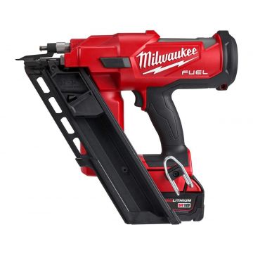 Pistol pentru cuie Milwaukee M18 FFN-502C, unghi inclinare 30-34 grade, cuie 50-90mm, 2 acumulatori M18 B5 inclusi, sistem FUEL, 4933471404 Pistol pentru cuie Milwaukee M18 FFN-502C, unghi inclinare 30-34 grade, cuie 50-90mm, 2 acumulatori M18 B5 inclusi, sistem FUEL, 4933471404