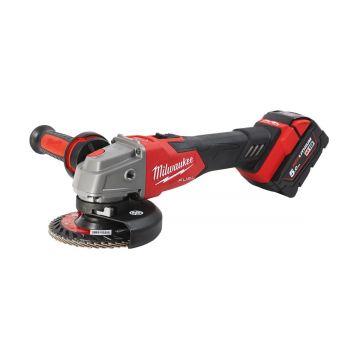 Polizor unghiular cu acumulator Milwaukee M18 FSAG125XB-502X, 125mm, 8500 RPM, motor fara perii, functie RAPIDSTOP, 4933478430 Polizor unghiular cu acumulator Milwaukee M18 FSAG125XB-502X, 125mm, 8500 RPM, motor fara perii, functie RAPIDSTOP, 4933478430