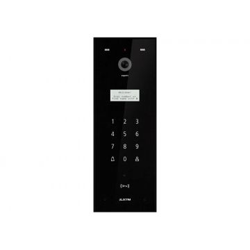 Post exterior videointerfon pentru blocuri, 255 apartamente, negru, aparent, Electra Touch Line, VPE.0BS03.ELBTL