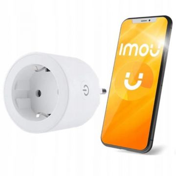 Priza inteligenta Imou CE2P, 16A, Wi-Fi 2.4GHz, protocol Matter, Bluetooth,  control aplicatie, rezistent la flacari Priza inteligenta Imou CE2P, 16A, Wi-Fi 2.4GHz, protocol Matter, Bluetooth,  control aplicatie, rezistent la flacari