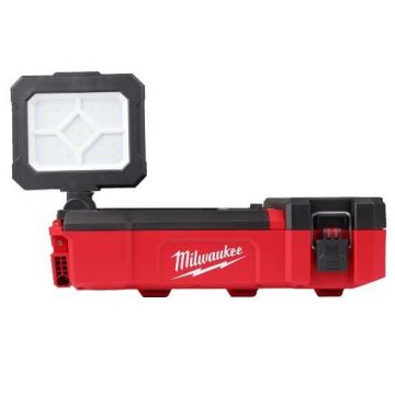 Proiector LED Milwaukee cu incarcator PACKOUT, 1400 lumeni model M12 POAL-0, 4933480473