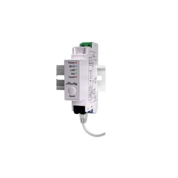 Releu inteligent monofazat Shelly Shelly PRO EM, 2x 50A, Wi-Fi, Bluetooth Releu inteligent monofazat Shelly Shelly PRO EM, 2x 50A, Wi-Fi, Bluetooth