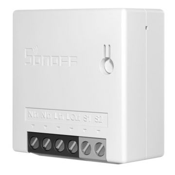 Releu wireless Sonoff MINI R2, 10A, compatibil cu Google Home, Alexa, SONOFF MINI R2