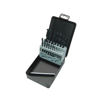 Set 19 burghie Milwaukee pentru metal, DIN 338 HSS, 1-10 mm, cutie depozitare metalica, 4932352468 Set 19 burghie Milwaukee pentru metal, DIN 338 HSS, 1-10 mm, cutie depozitare metalica, 4932352468