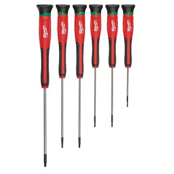 Set 6 surubelnite de precizie Torx Milwaukee, husa textila cu fermoar, 4932471870 Set 6 surubelnite de precizie Torx Milwaukee, husa textila cu fermoar, 4932471870