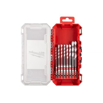 Set 8 burghie Milwaukee Gen 2 multimaterial cu coada hex, cutie depozitare, 4932493872