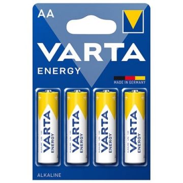 Set baterii alcaline LR06 AA, 4 BUC, 1.5V, Varta BAT0232