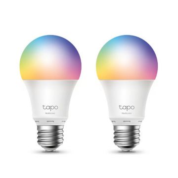 Set Becuri Tp-Link, Wi-Fi, inteligent, Multicolor L530E(2-pack)