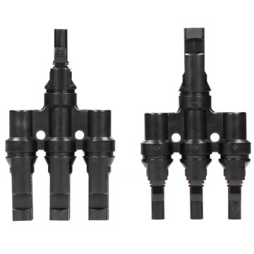 Set conectori MC4-Y-3 pentru split cablu solar, Orno OR-PV-13610