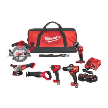 Set scule Milwaukee M18 FPP6H3-502B, pentru insurubat si taiat, 4933498659 Set scule Milwaukee M18 FPP6H3-502B, pentru insurubat si taiat, 4933498659